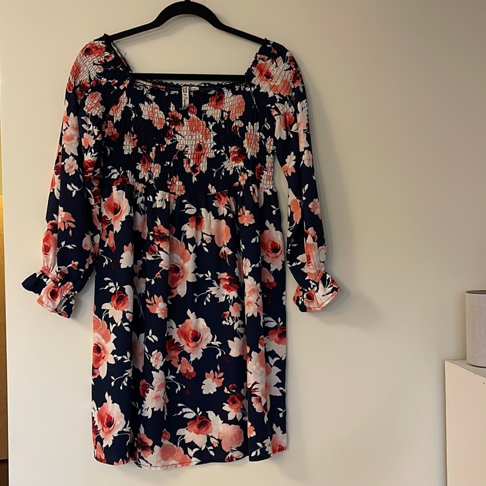 Gypsies & Moondust Floral Off the Shoulder Dress